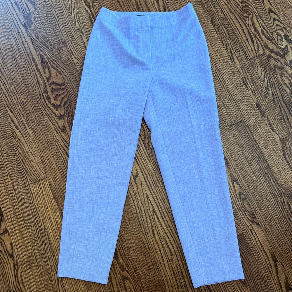 Ann Taylor high rise slim fit ankle pant in light purple